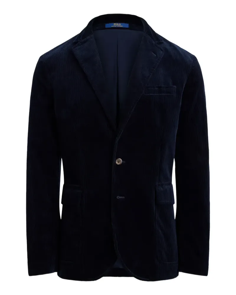 Ralph Lauren corduroy-textured blazer - Blau Blau