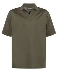 Emporio Armani Poloshirt mit Logo-Patch Grün