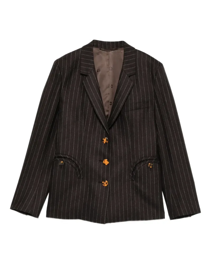Blazé Milano Lady Maud Blazer mit Nadelstreifen - Braun Braun