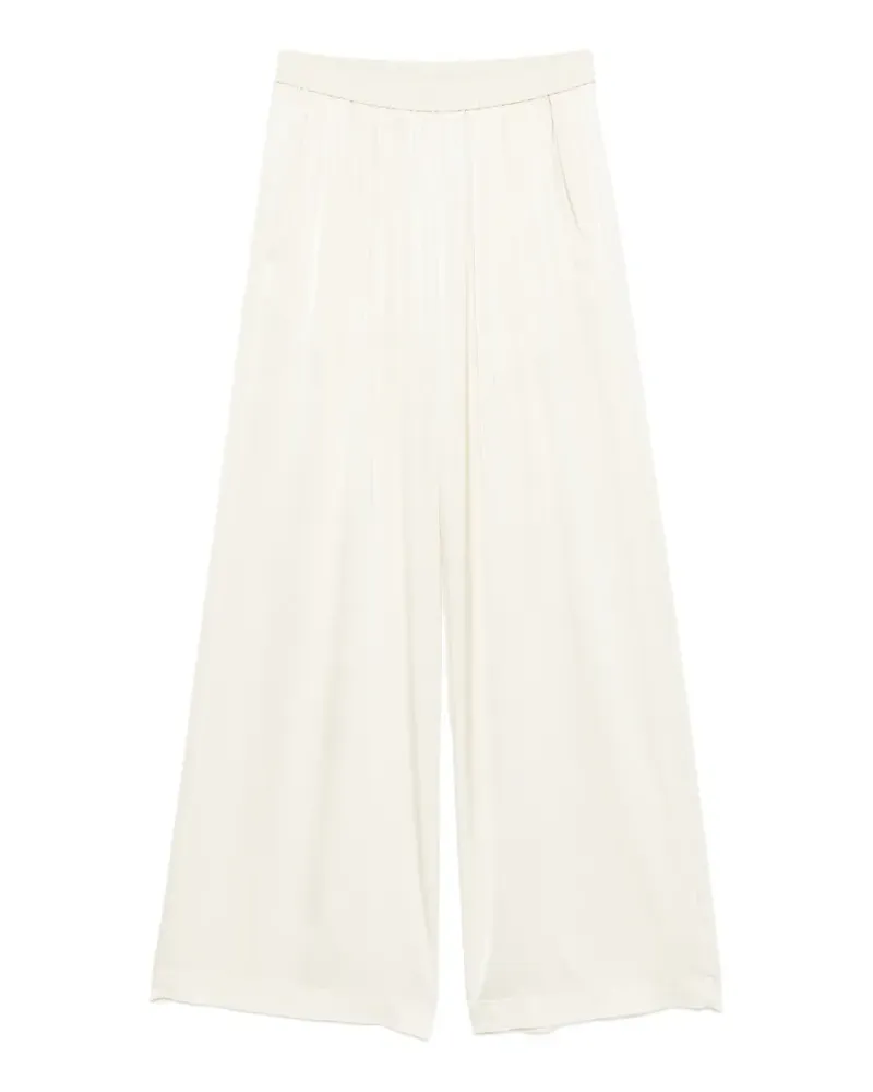 forte_forte pleated trousers - Nude Nude