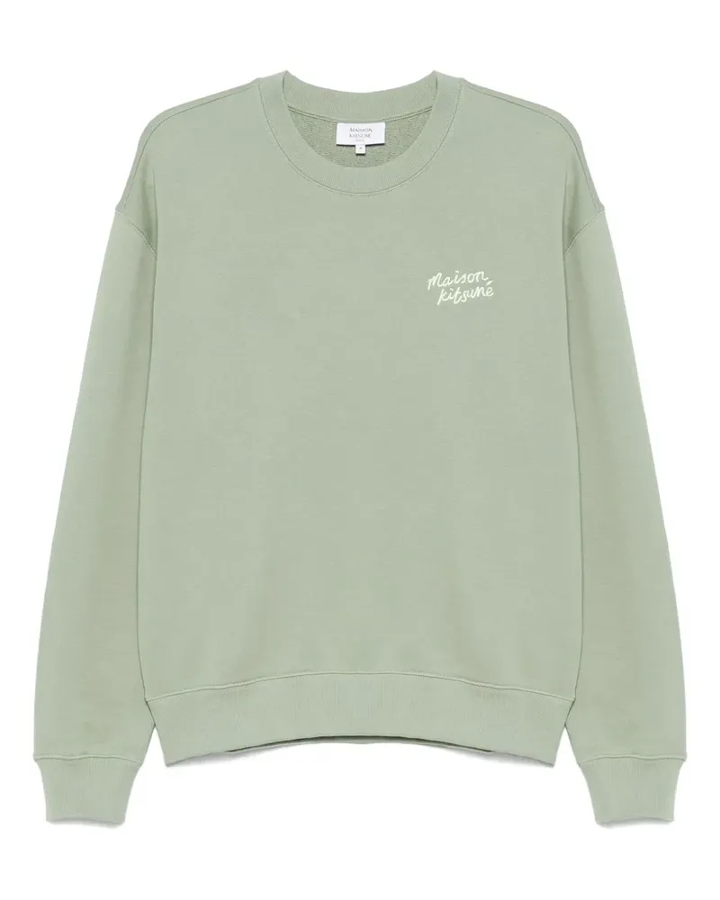 Kitsuné Handwriting Comfort Sweatshirt - Grün Grün