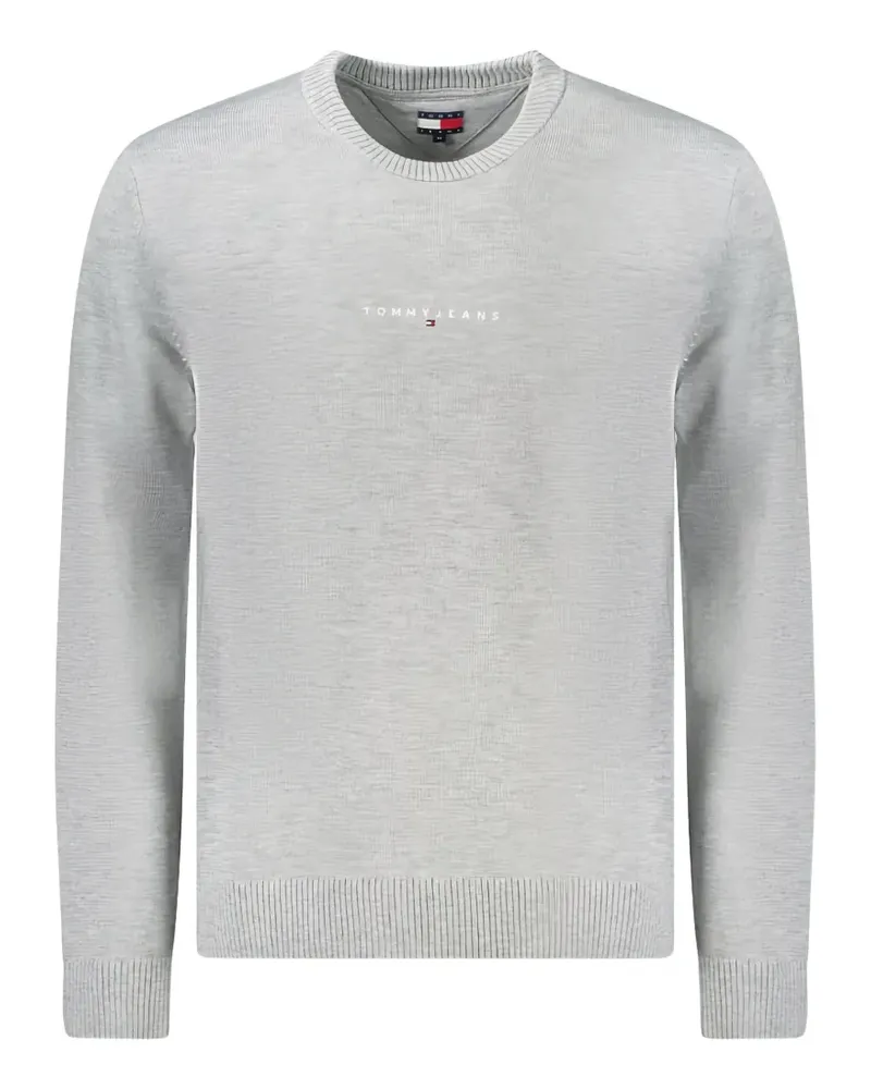 Tommy Hilfiger Pullover mit rundem Ausschnitt - Grau Grau