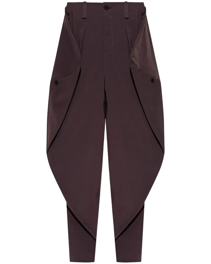 Issey Miyake Hose mit weitem Bein - Violett Violett
