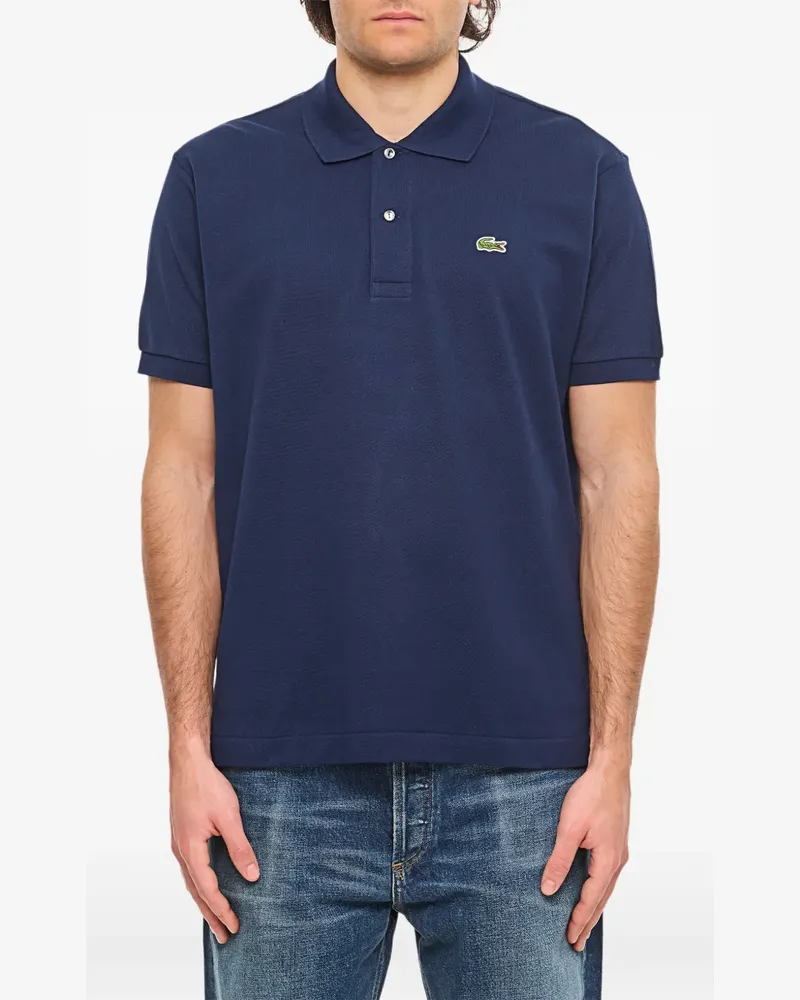 Lacoste Poloshirt mit Logo-Stickerei - Blau Blau