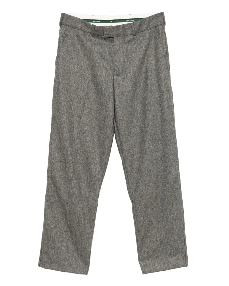 Lacoste Hose mit Fischgrätenmuster - Grau Grau