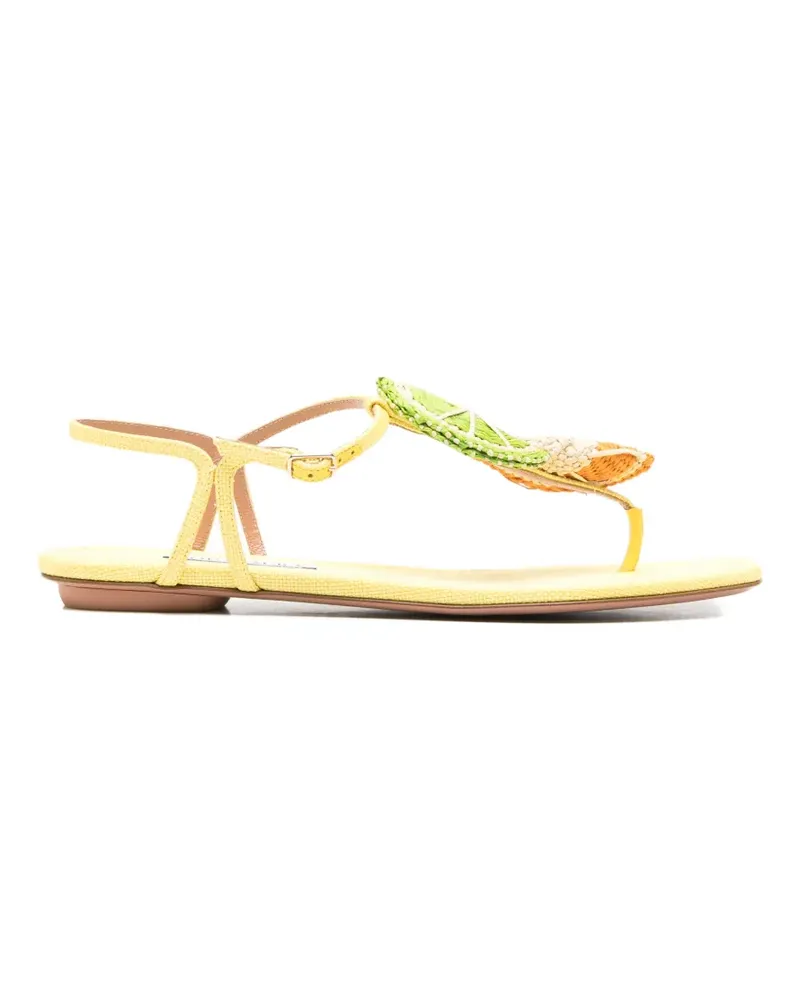 Aquazzura Citrus Sugar sandals - Gelb Gelb
