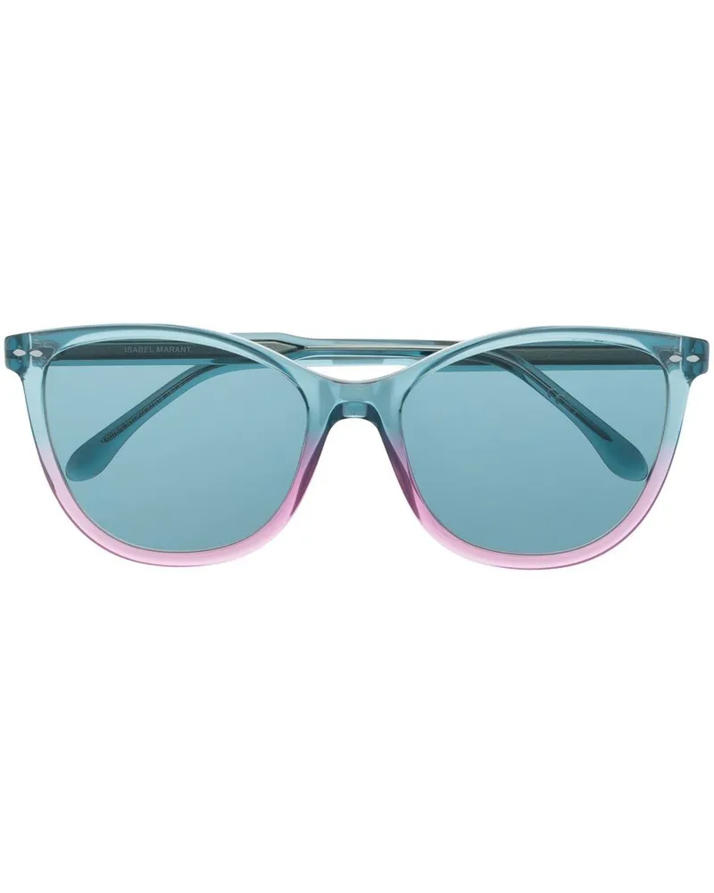 Isabel Marant Sonnenbrille mit rundem Gestell - Blau Blau