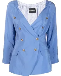 Emporio Armani Klassische Cabanjacke Blau