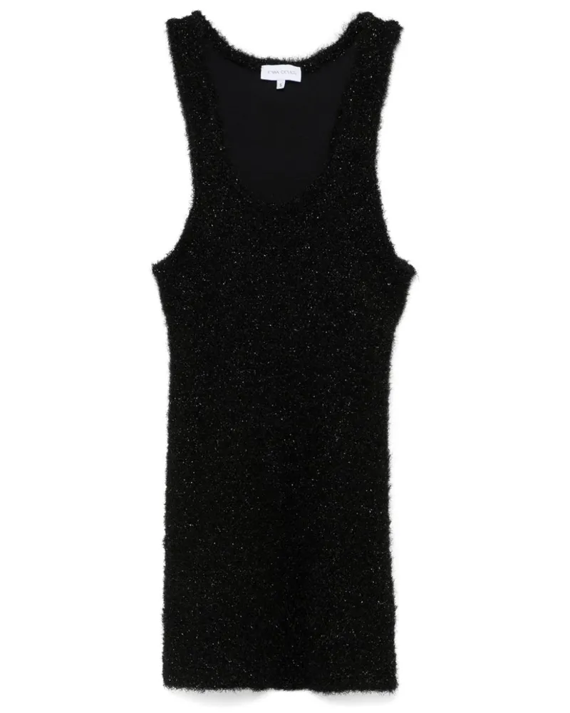 Ioana Ciolacu Minikleid mit strukturiertem Finish - Schwarz Schwarz