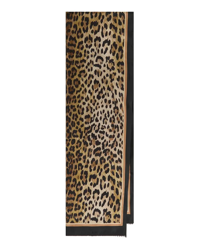 Maliparmi Schal mit Leoparden-Print - Braun Braun