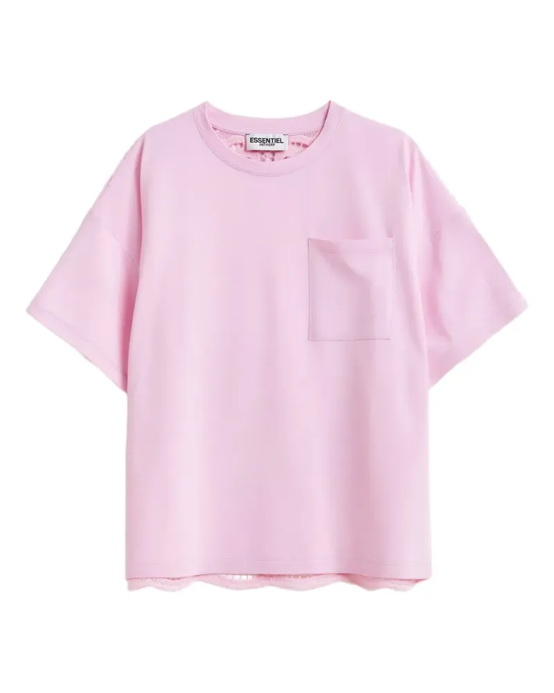 Essentiel Hintern T-Shirt - Rosa Rosa