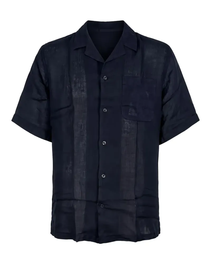 Altea striped short-sleeve shirt - Blau Blau