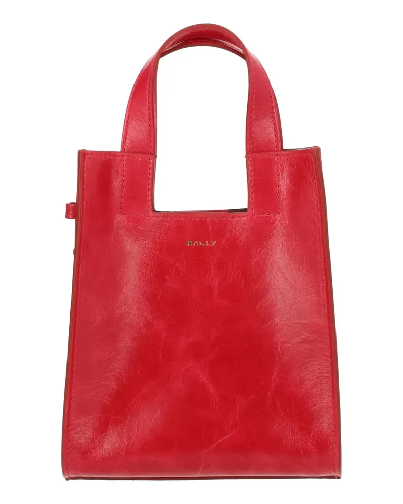 Bally logo-plaque shoulder bag - Rot Rot