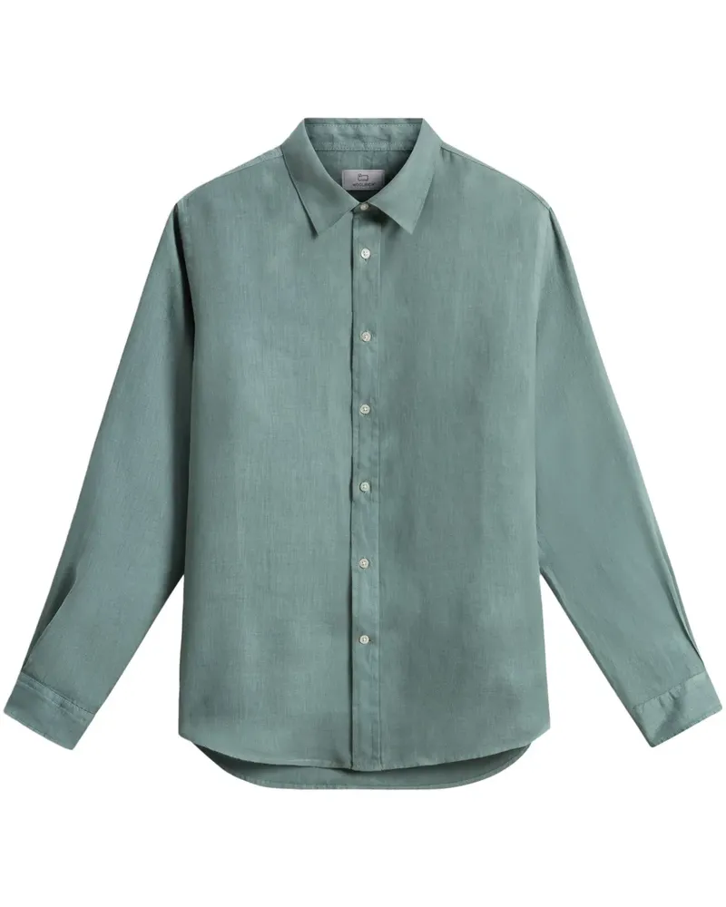 Woolrich Langärmeliges Hemd - Grün Grün