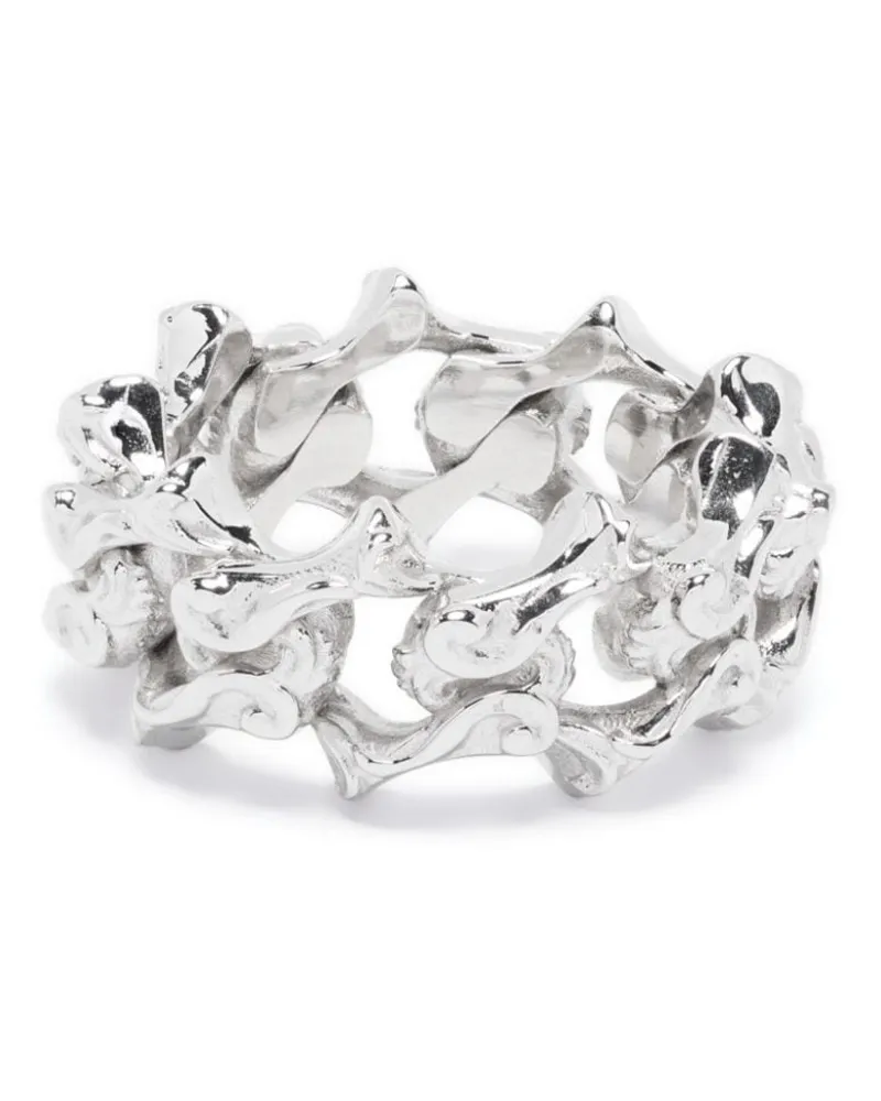 Emanuele Bicocchi Ring im Arabesque-Design - Silber Silber