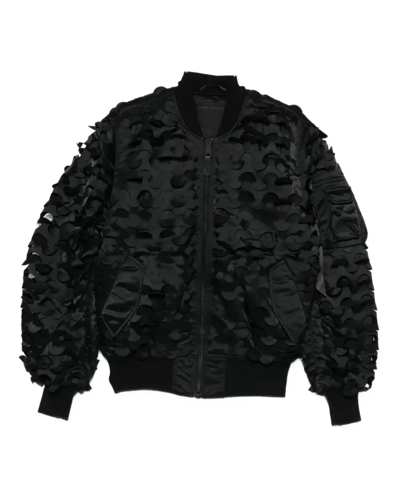 Alpha Industries MA-1 Ulcans Flight circular-appliqué bomber jacket - Schwarz Schwarz