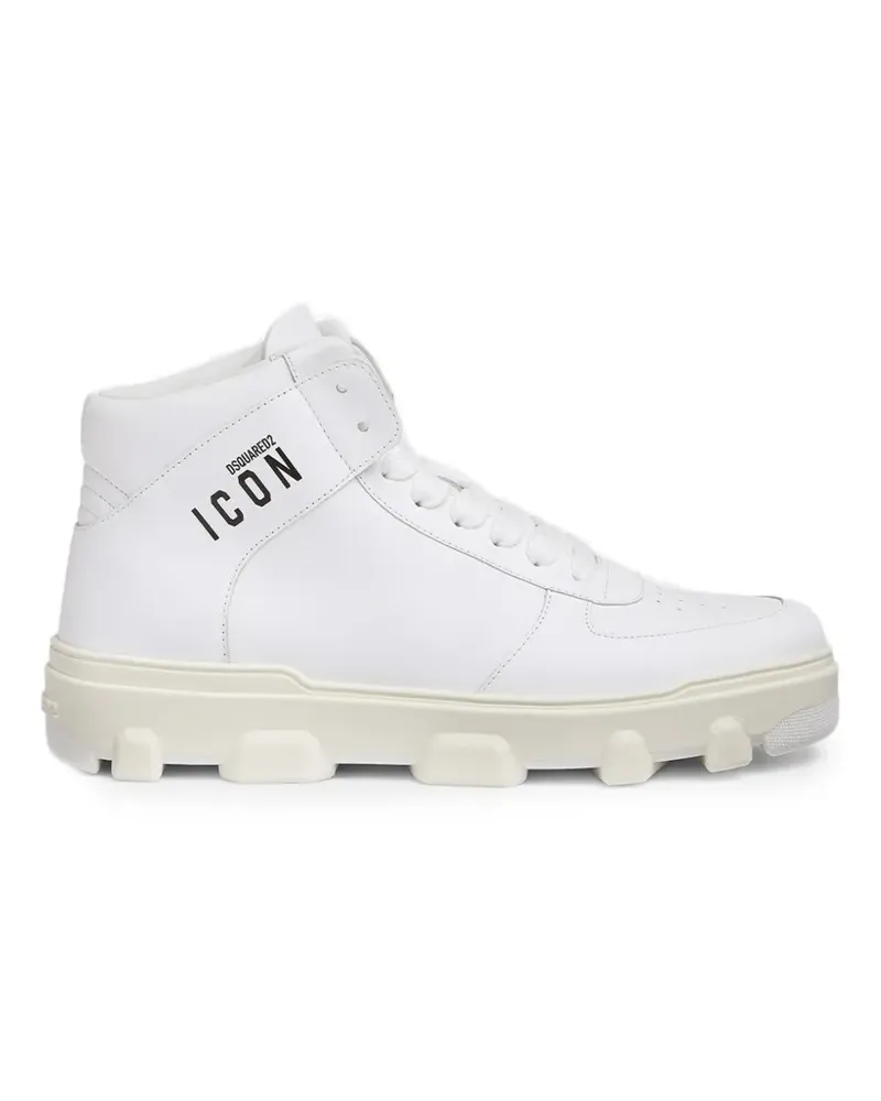 Dsquared2 Icon high-top sneakers - Weiß Weiß