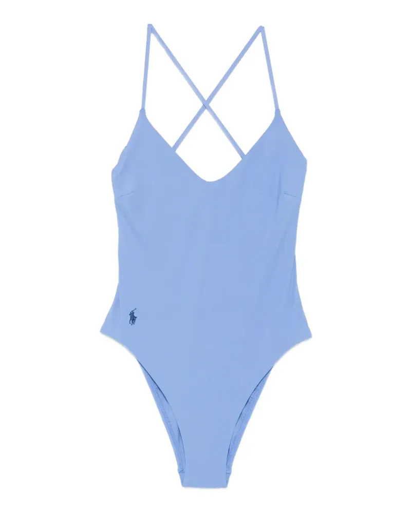 Ralph Lauren V-neck swimsuit - Blau Blau