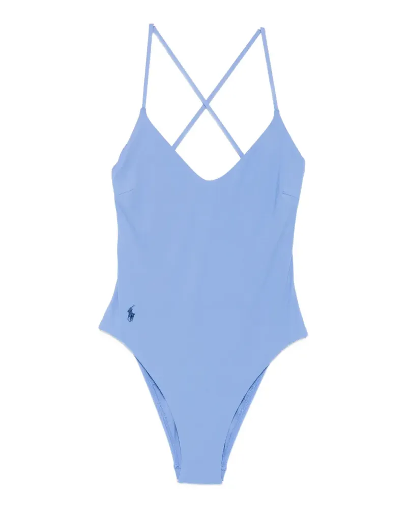 Ralph Lauren V-neck swimsuit - Blau Blau