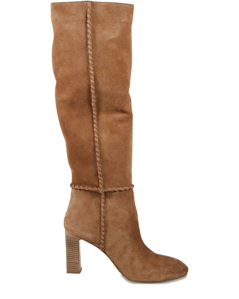 Aquazzura Stiefel mit geflochtenem Detail - Braun Braun