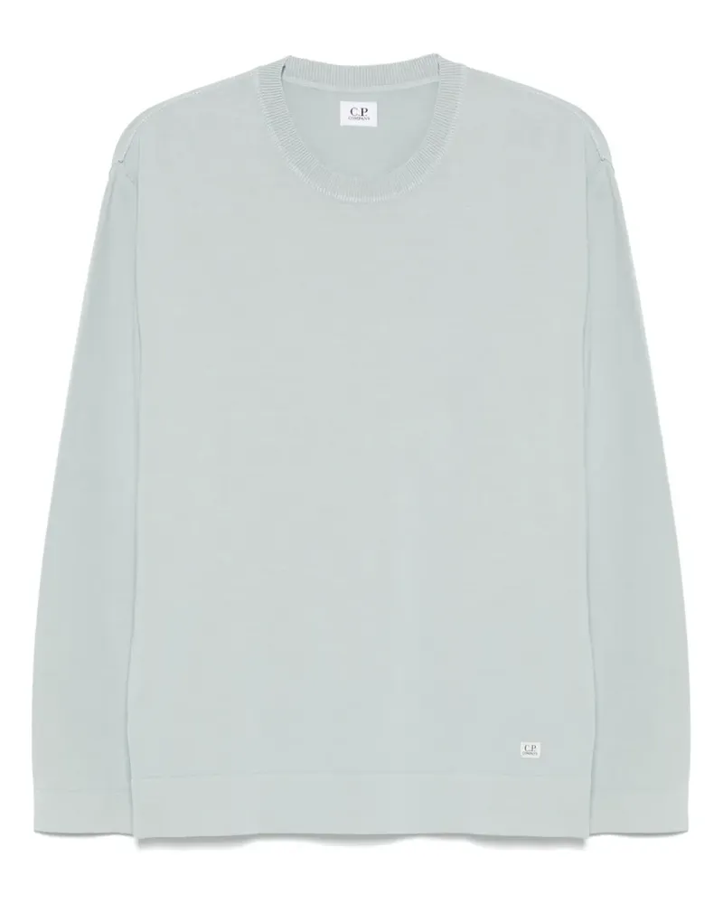 C.P. Company T-Shirt aus Baumwollkrepp - Blau Blau