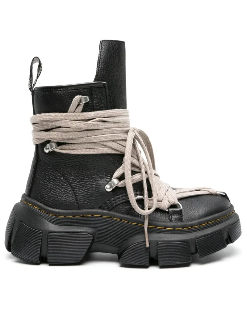 DRKSHDW by Rick Owens x Rick Owens 1460 Stiefel - Schwarz Schwarz