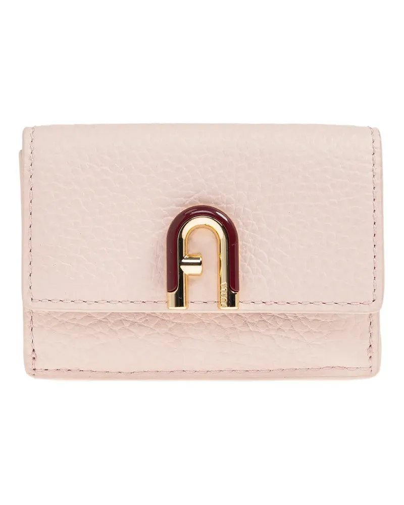 Furla flap logo wallet - Rosa Rosa