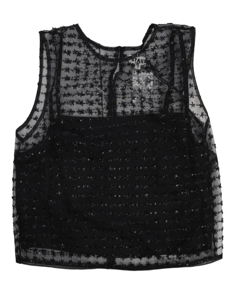STAUD Seraphina Oberteil mit Sternverzierung - Schwarz Schwarz