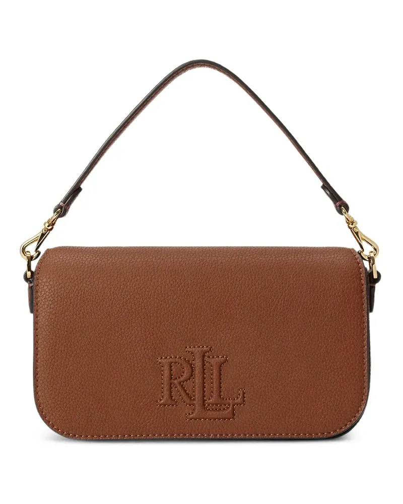 Ralph Lauren Schultertasche mit Prägung - Braun Braun