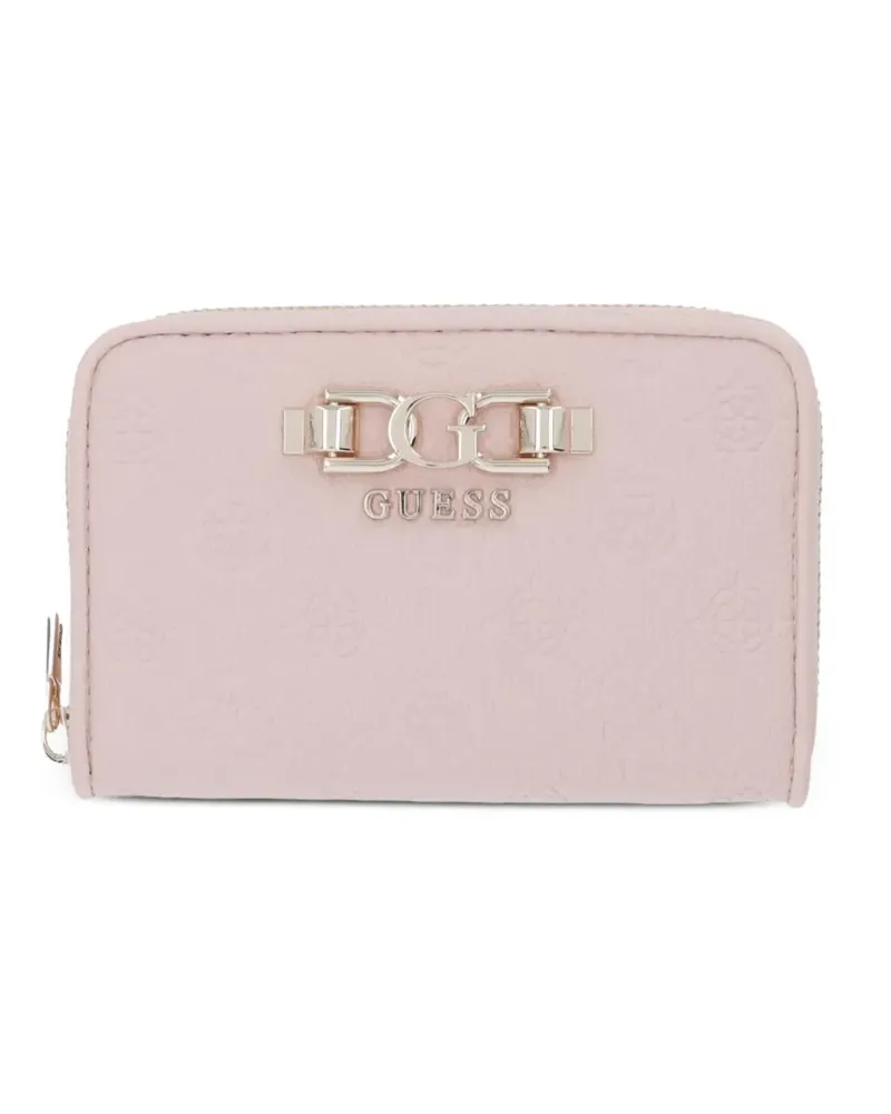 Guess Anise Portemonnaie mit Logo-Prägung - Rosa Rosa