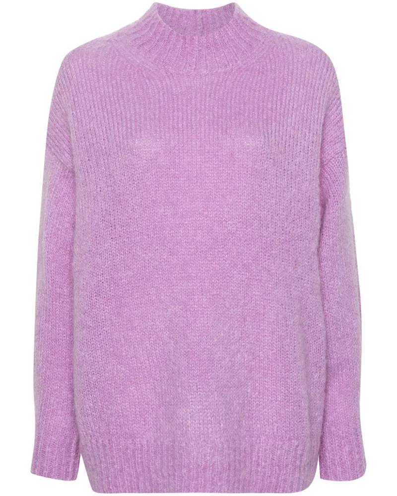 Isabel Marant Gerippter Idol Pullover Violett