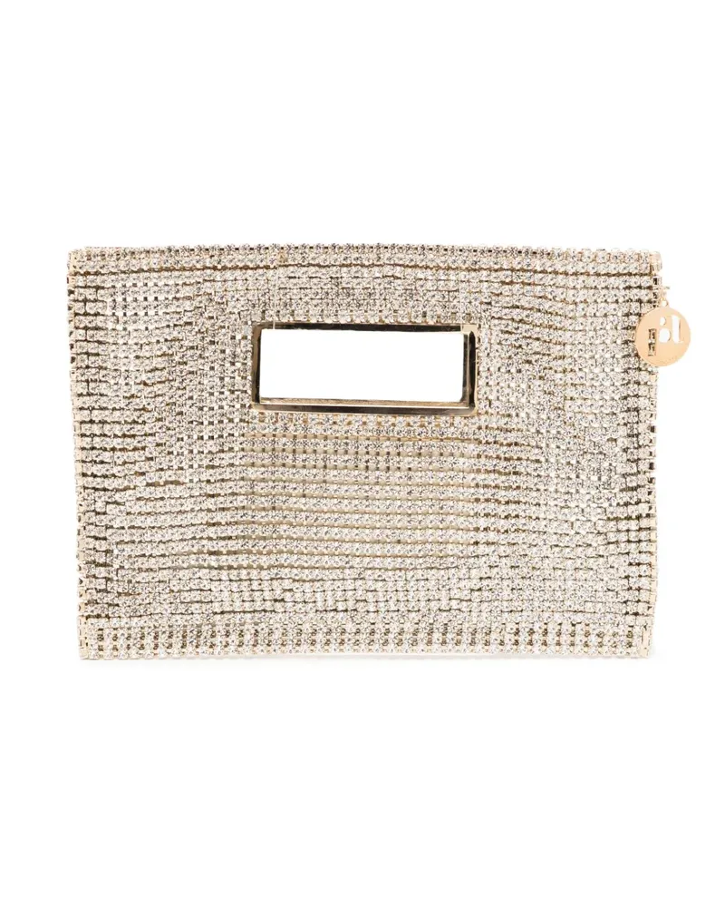 Rosantica Clutch mit Kristallen - Gold Gold