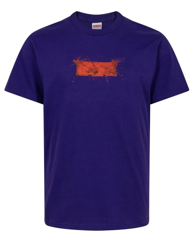 Supreme Being x Ralph Steadman T-Shirt mit Logo - Violett Violett