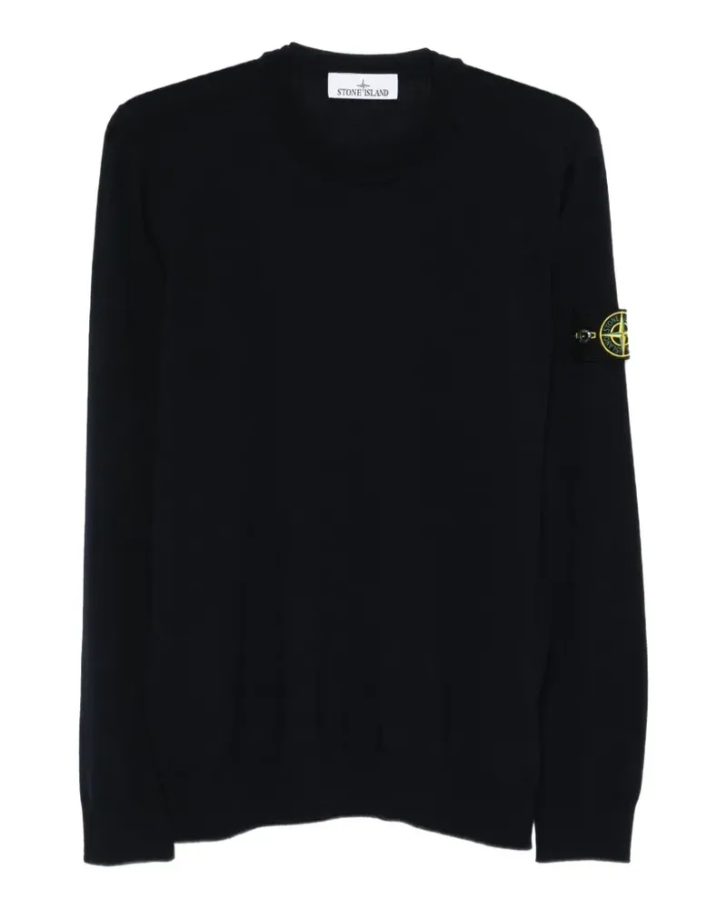 Stone Island 5100071 Pullover mit Rundhalsausschnitt - Blau Blau