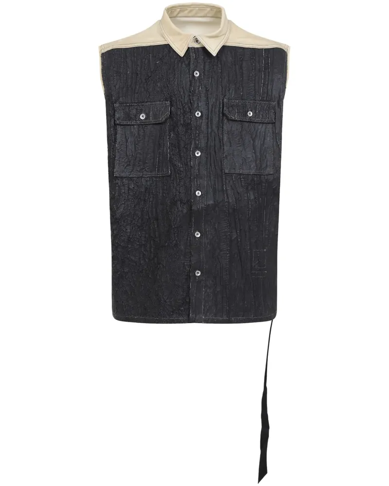 DRKSHDW by Rick Owens Klassisches Trägershirt - Schwarz Schwarz