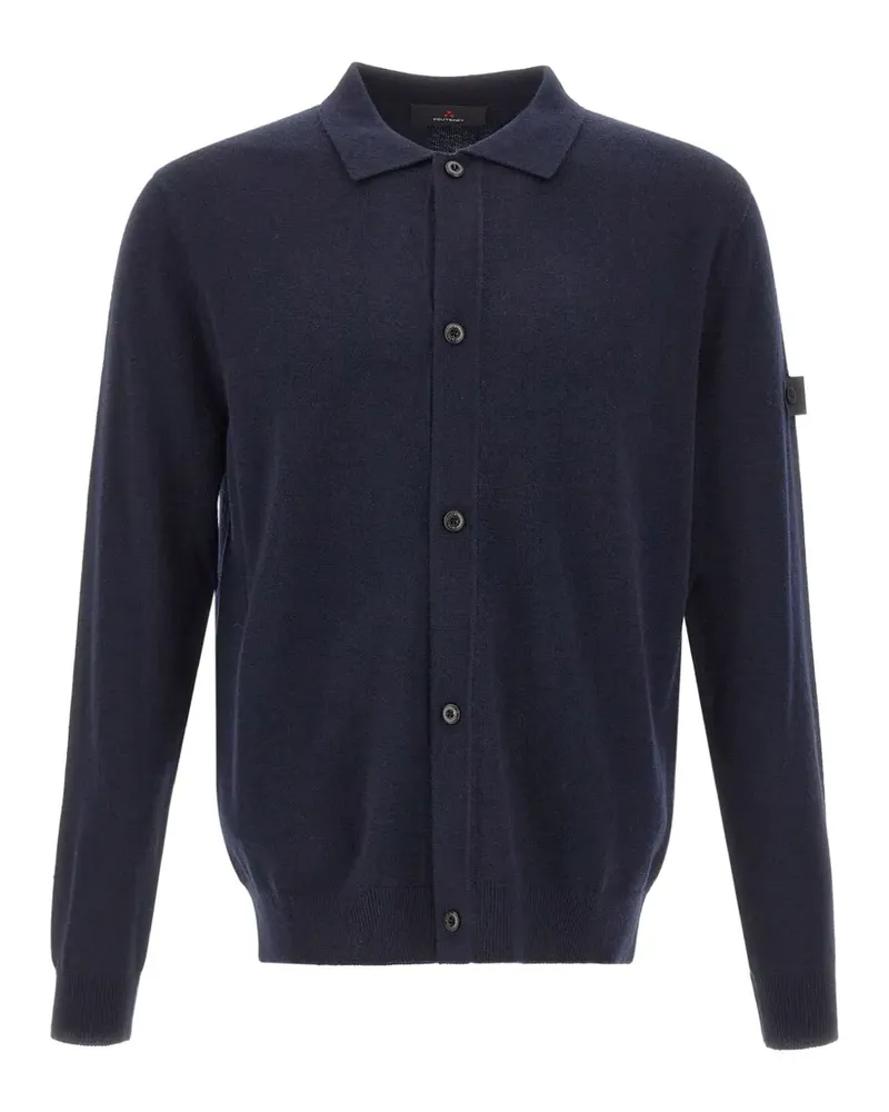 Peuterey Cardigan mit Trilogie-Logo - Blau Blau