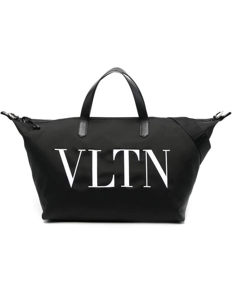 Valentino Garavani Shopper mit Logo-Print - Schwarz Schwarz