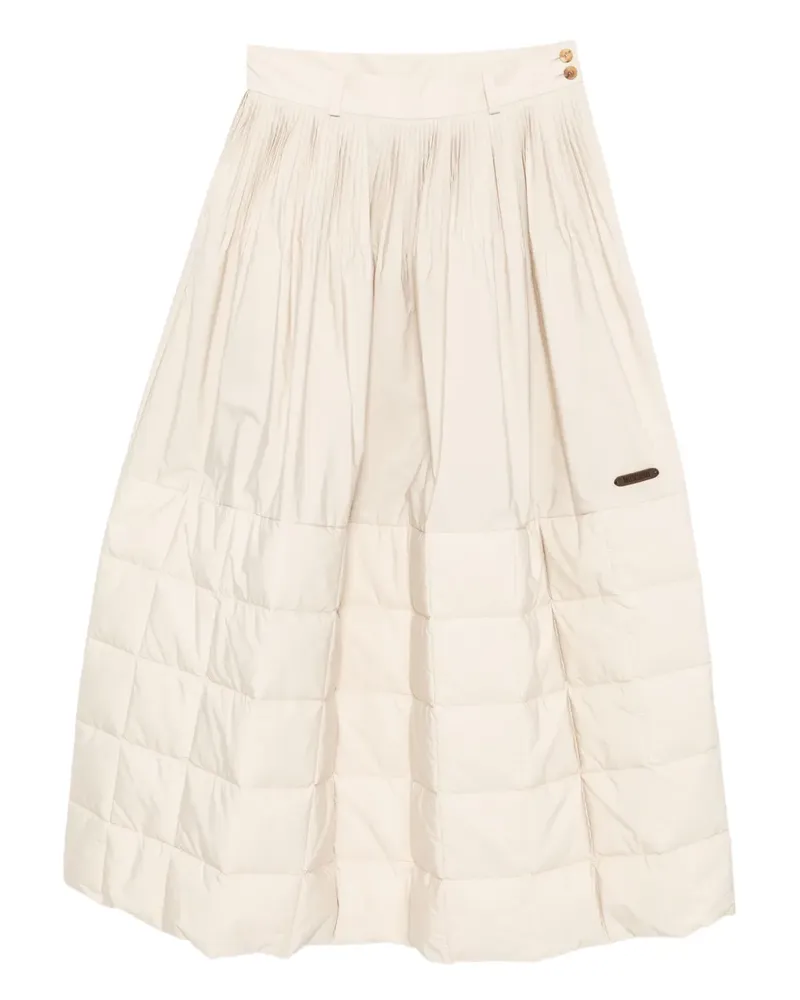 Moschino Gesteppter Rock - Nude Nude