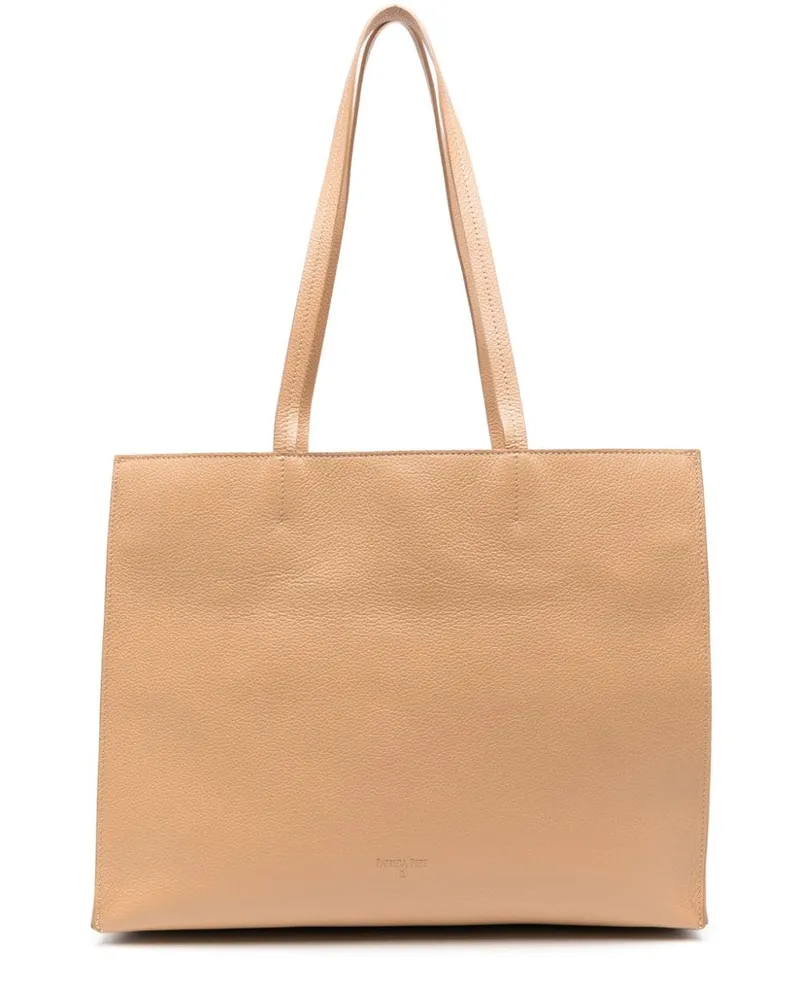 Patrizia Pepe Fly Handtasche mit Prägung Nude