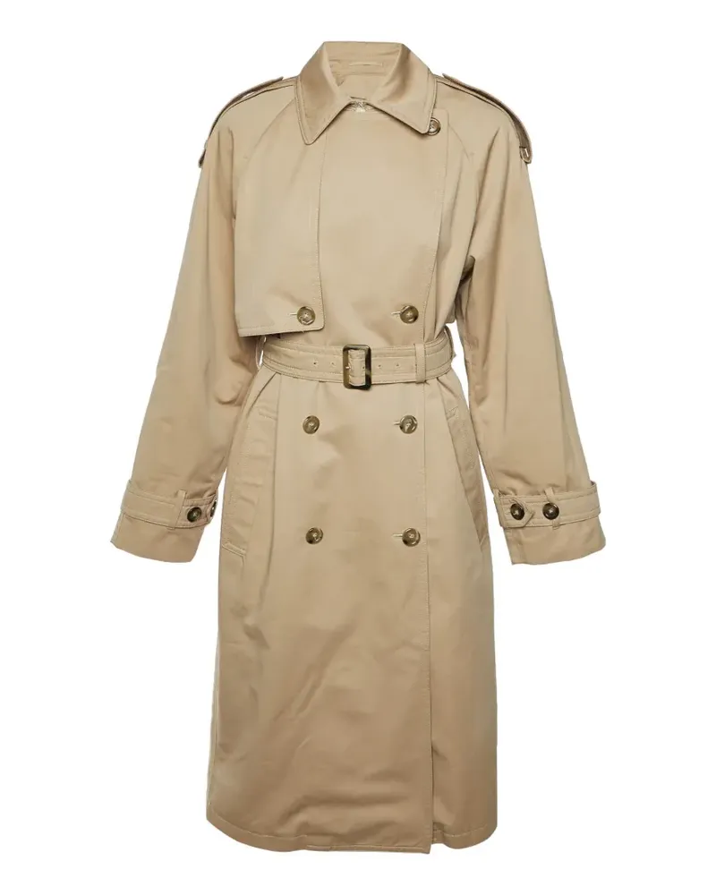 SPORTMAX Gesteppter Trenchcoat mit Gürtel - Nude Nude