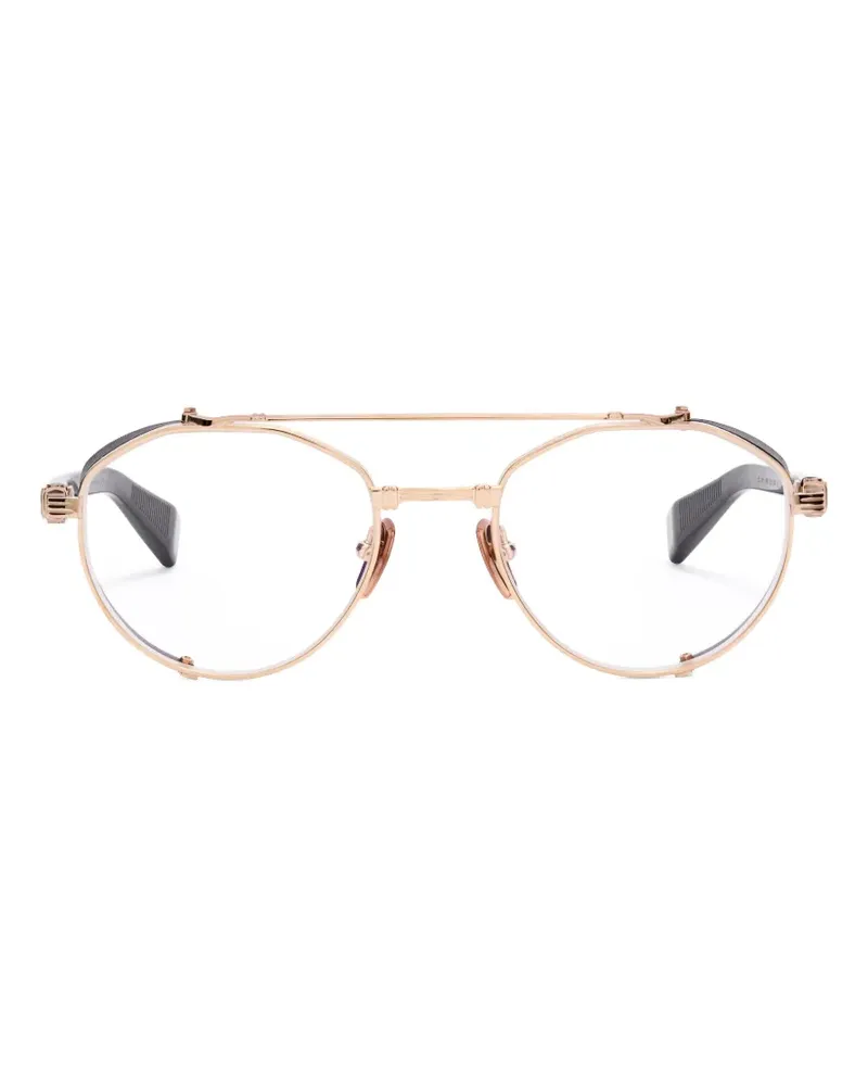 Balmain pilot-frame glasses - Gold Gold