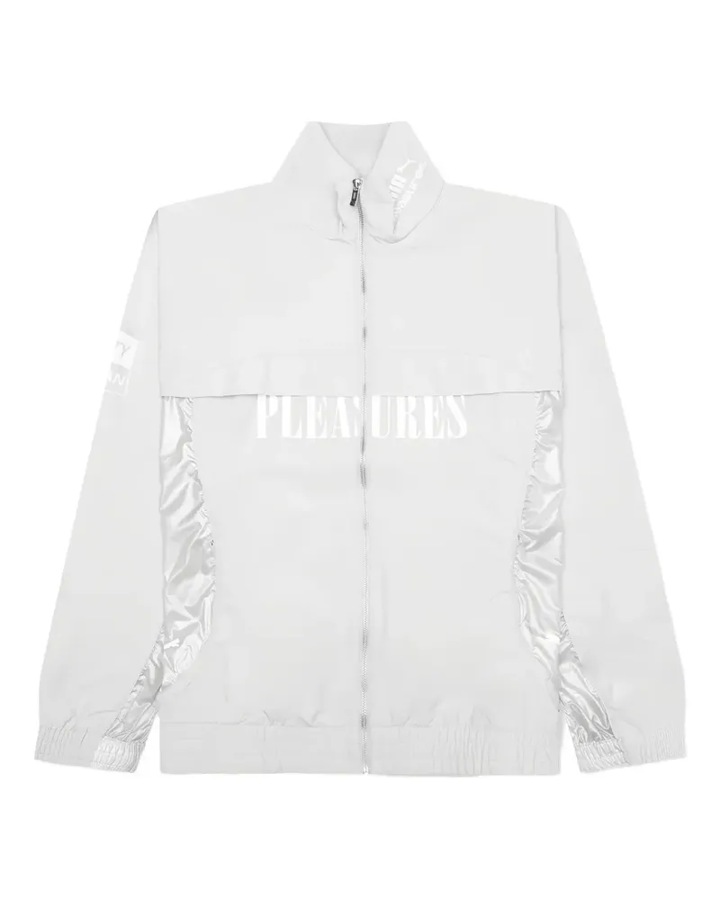Puma Sportjacke mit Logo-Print - Grau Grau