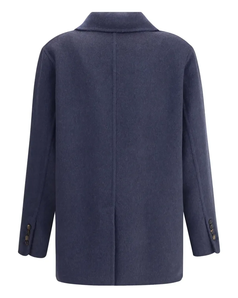 Brunello Cucinelli Cabanjacke mit fallendem Revers - Blau Blau