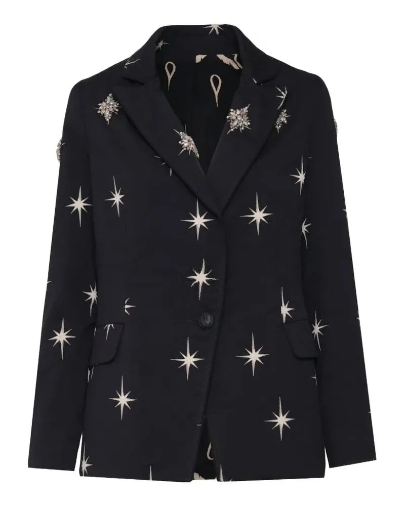 Johanna Ortiz star-embellishment blazer - Schwarz Schwarz