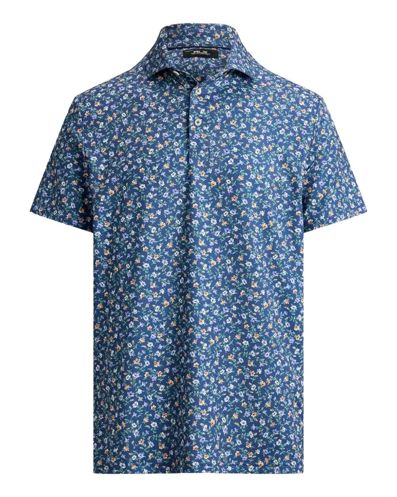 Ralph Lauren Poloshirt mit Blumenmuster - Blau Blau