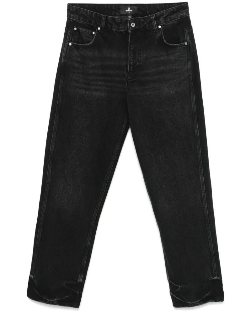 REPRESENT R2 Jeans mit geradem Bein - Schwarz Schwarz