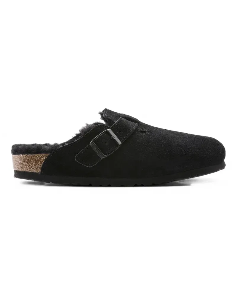 Birkenstock Boston shearling mules - Schwarz Schwarz