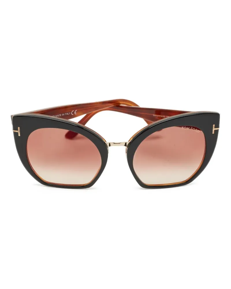 Tom Ford Samantha Cat-Eye-Sonnenbrille - Schwarz Schwarz