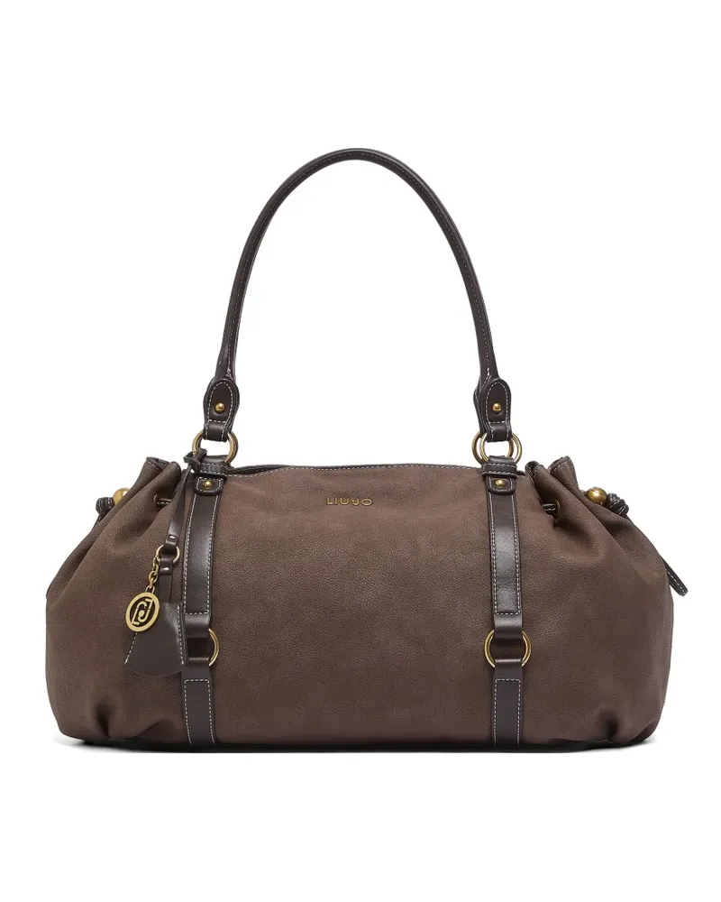 Liu Jo large drawstring charm shoulder bag - Braun Braun