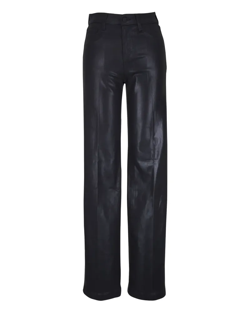 L'Agence Hose mit hohem Bund - Schwarz Schwarz
